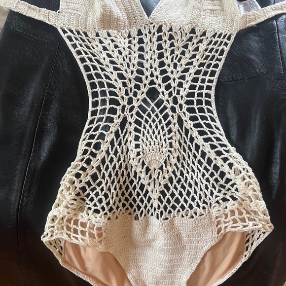 BCBG Vintage Knit Swim Suit XS - Picture 1 of 7